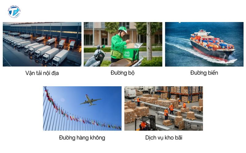 Các dịch vụ phổ biến của một công ty logistics